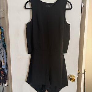 Club Monaco Sleeveless Open Back Romper